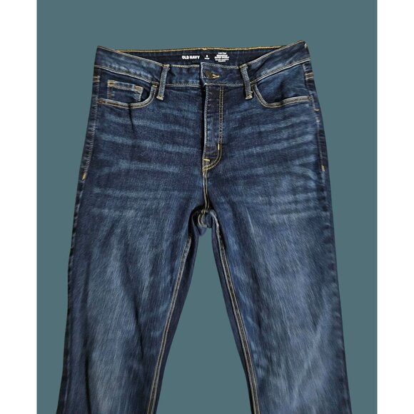 Old Navy Hi- Rise Rockstar Super Skinny Secret Smooth Pockets Jeans Women 8Short - Picture 3 of 7